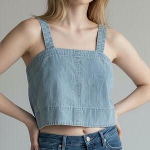 Banana Republic Women's Light Blue Denim Overalls